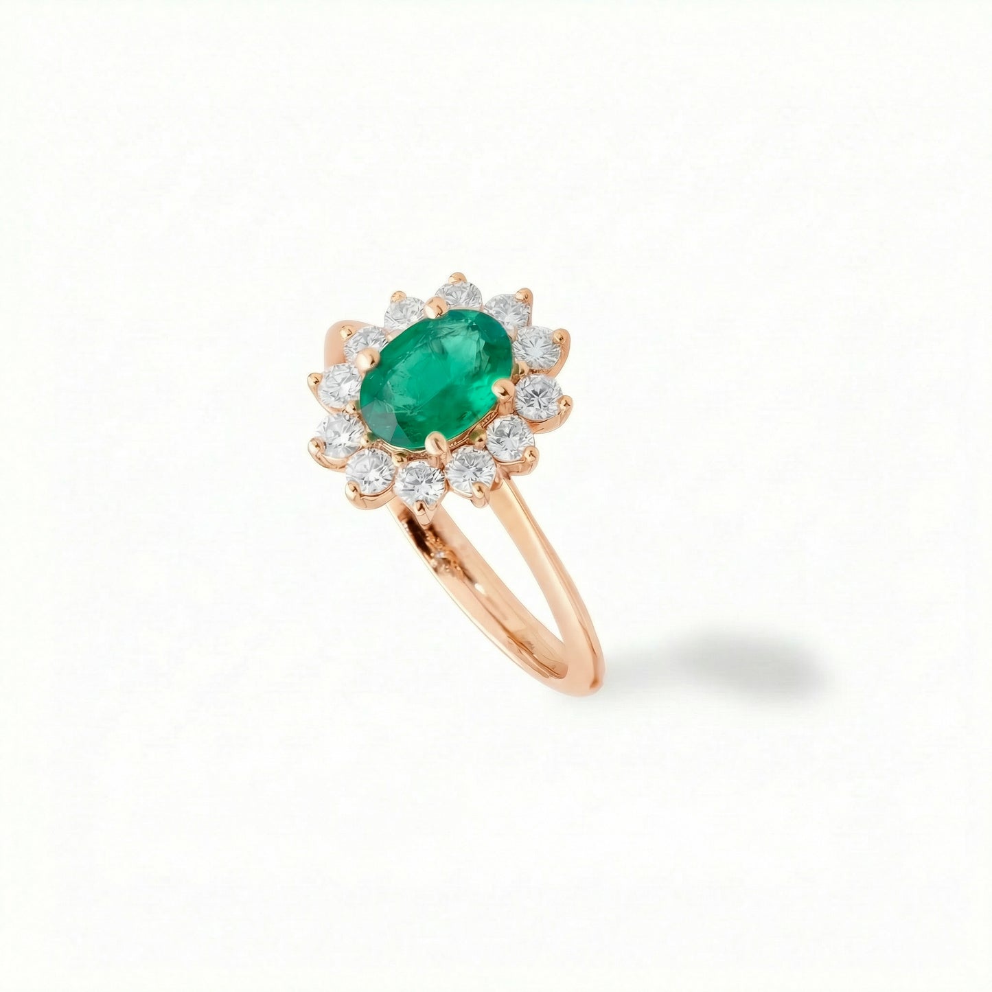 Anello Basket Smeraldo