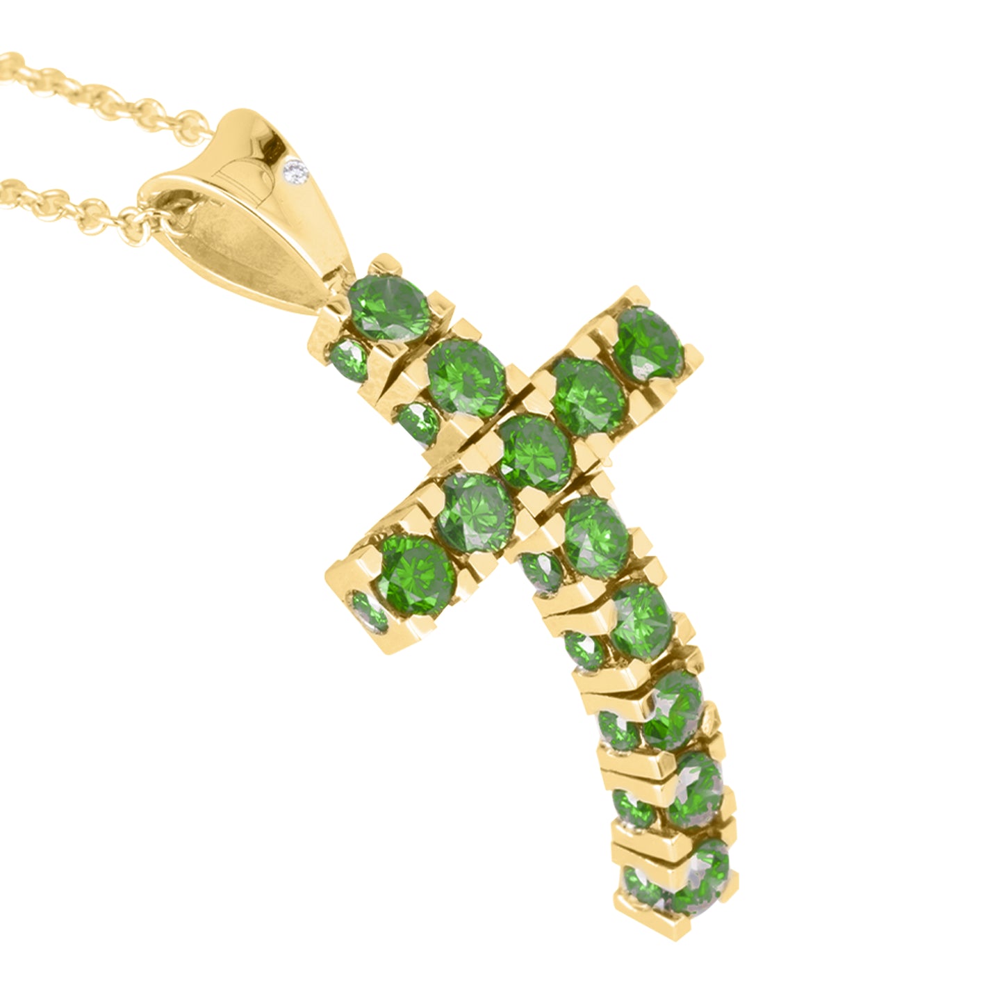 La Croce Iris Diamanti Verdi