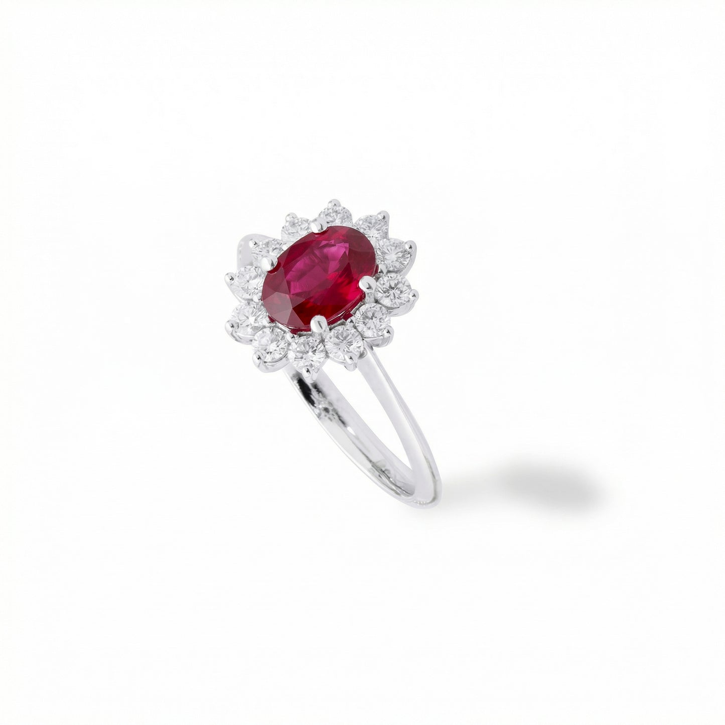Anello Basket Rubino