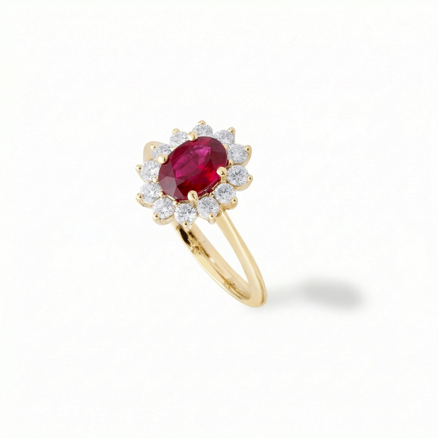 Anello Basket Rubino