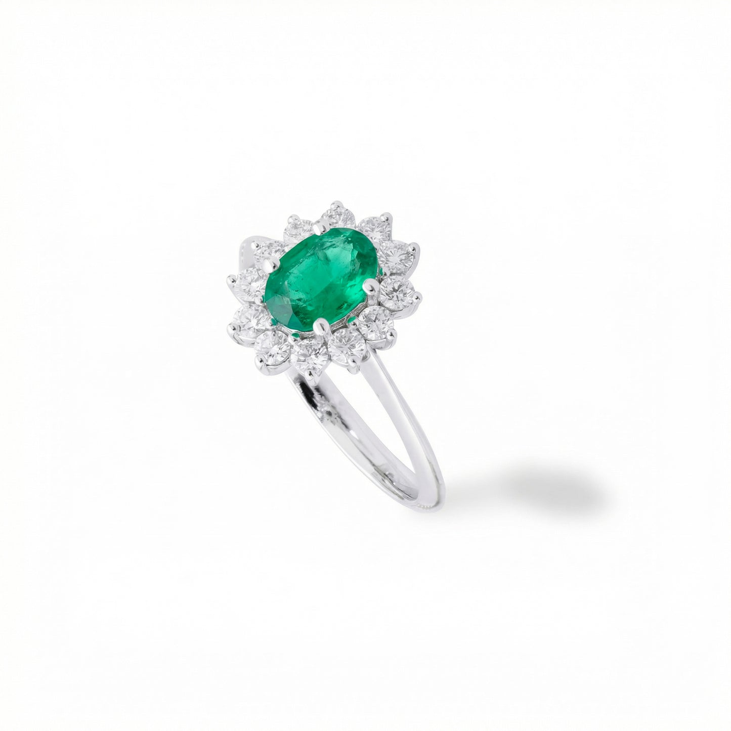 Anello Basket Smeraldo