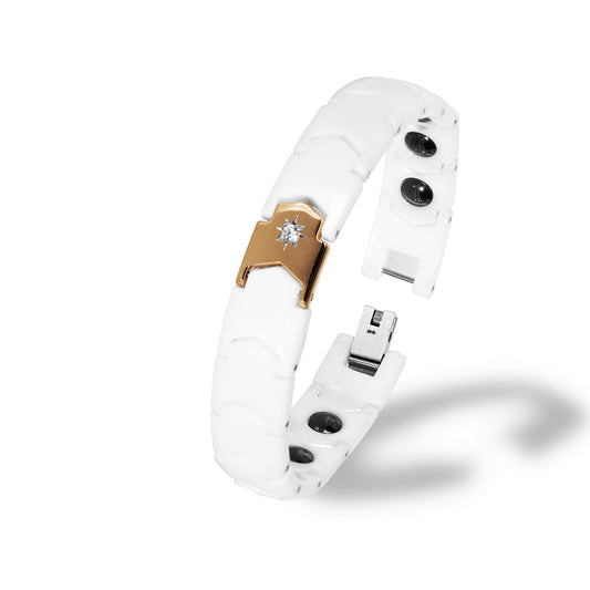 Bracciale Uniko Bianco 1 Maglietta Oro