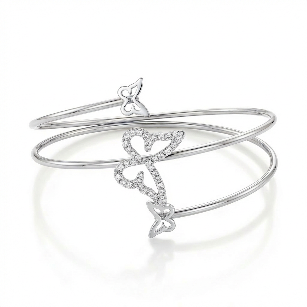 Bracciale Butterfly Spring Double Round