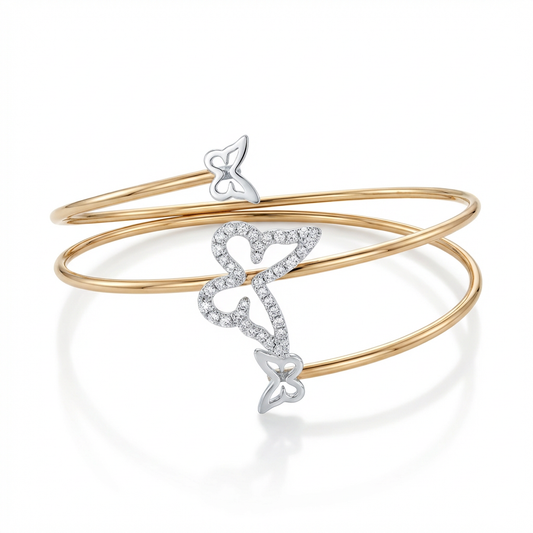 Bracciale Butterfly Spring Double Round