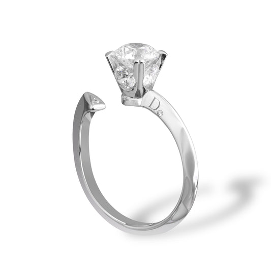 Anello Calice Contrariè 4 punte