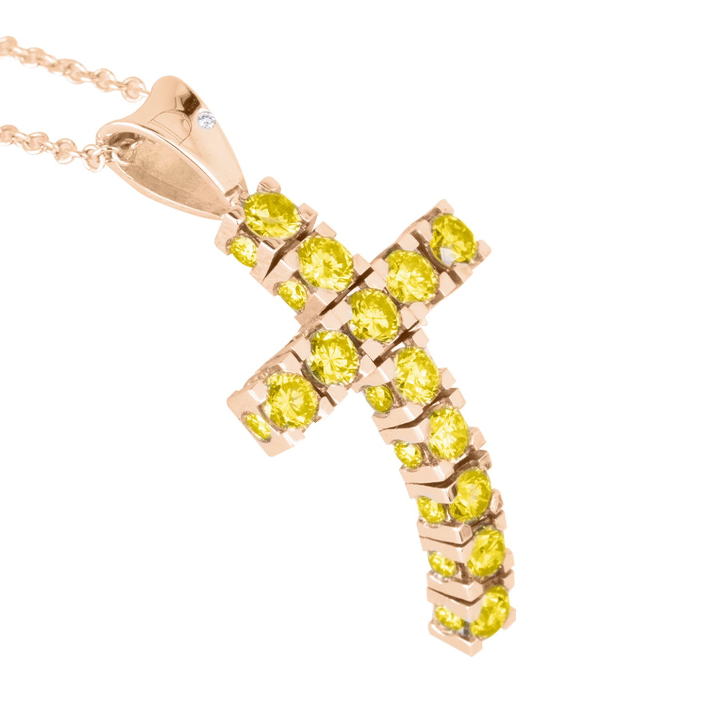 La Croce Iris Diamanti Gialli