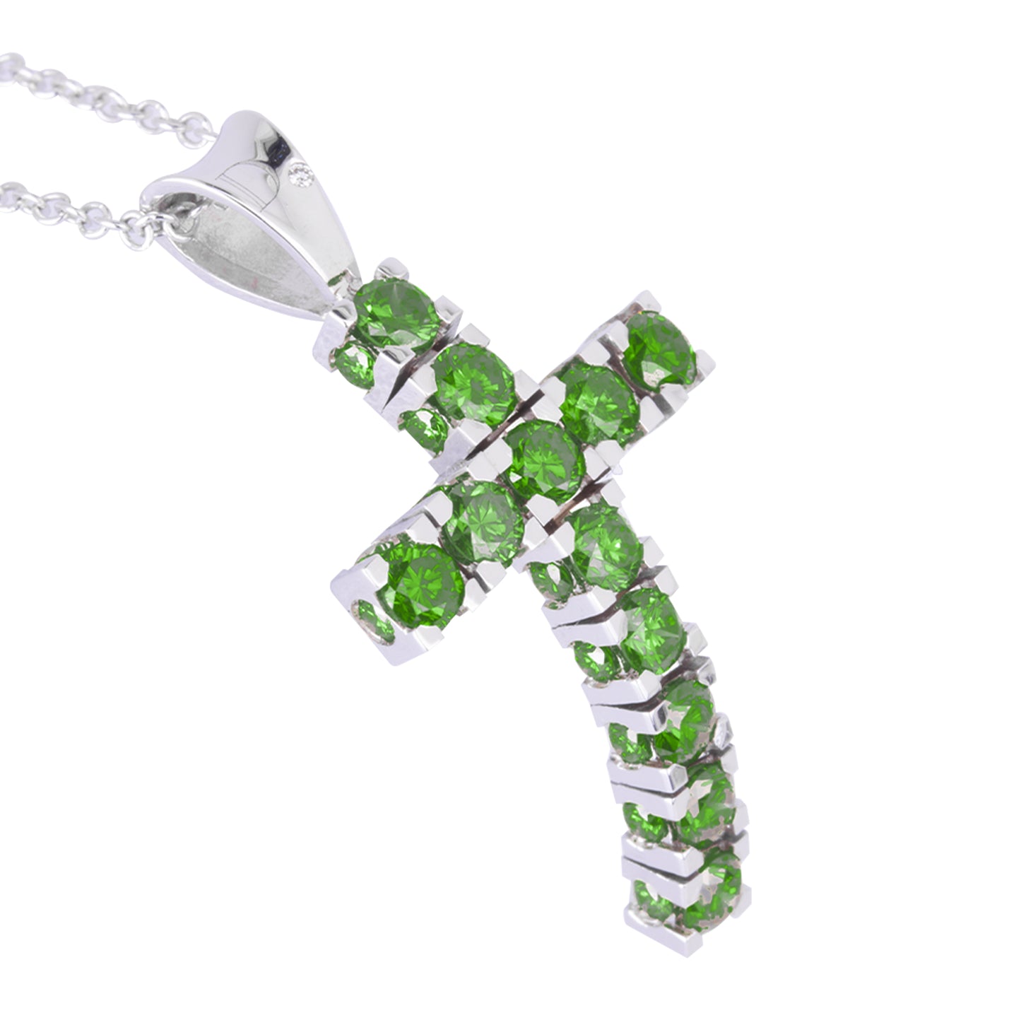 La Croce Iris Diamanti Verdi