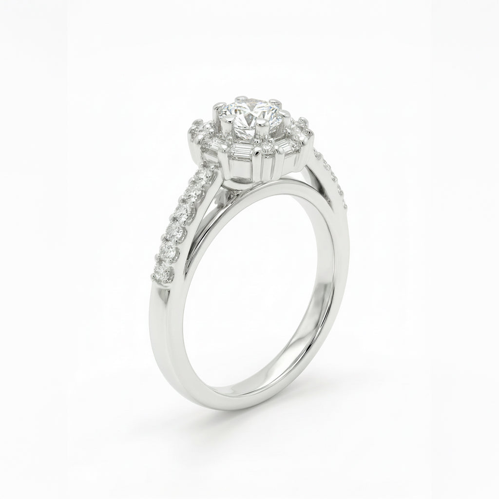 Anello Fiocco - Diamante