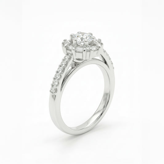 Anello Fiocco - Diamante