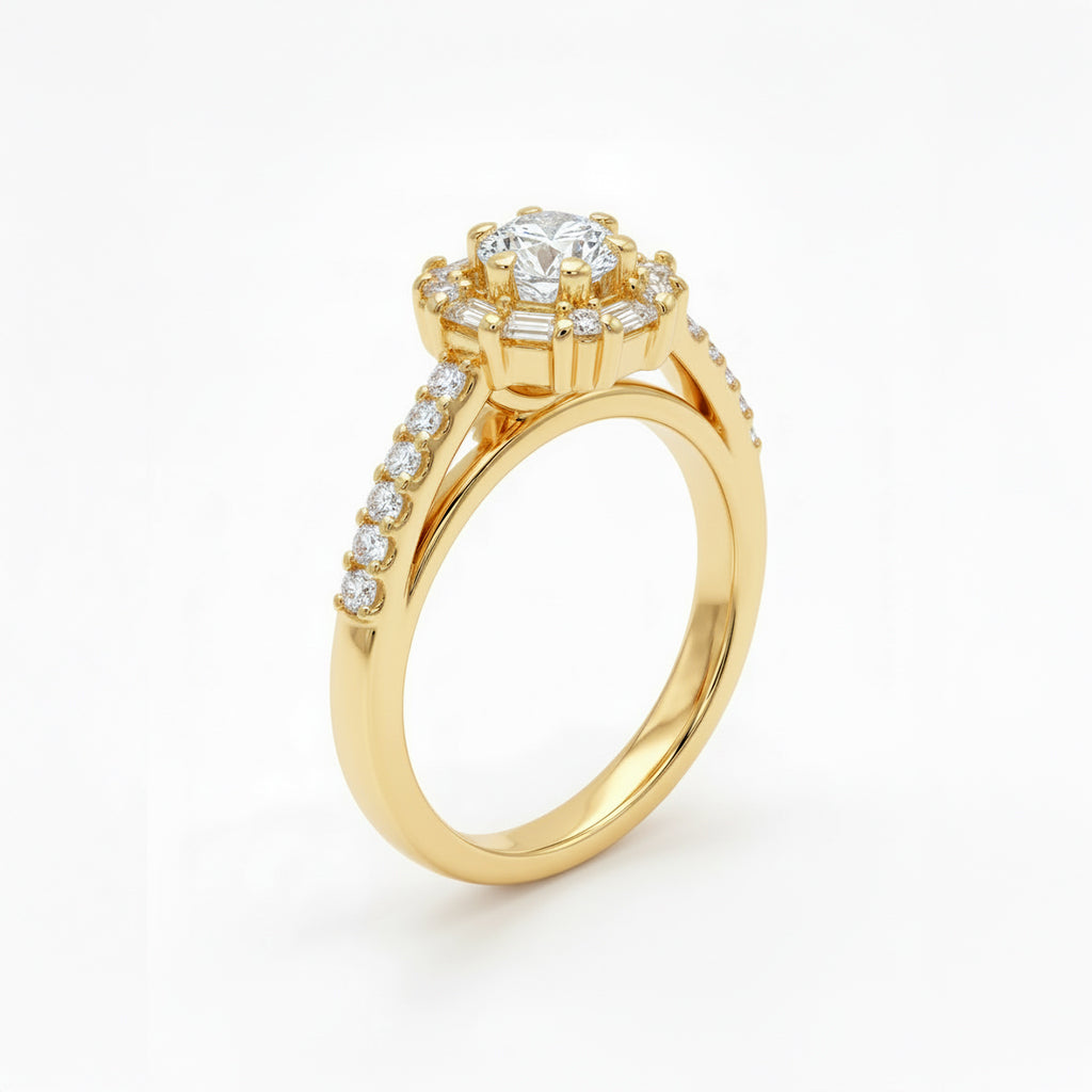 Anello Fiocco - Diamante