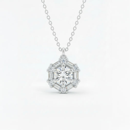 Ciondolo Fiocco - Diamante