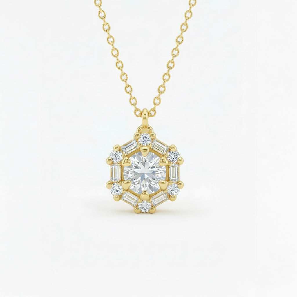 Ciondolo Fiocco - Diamante