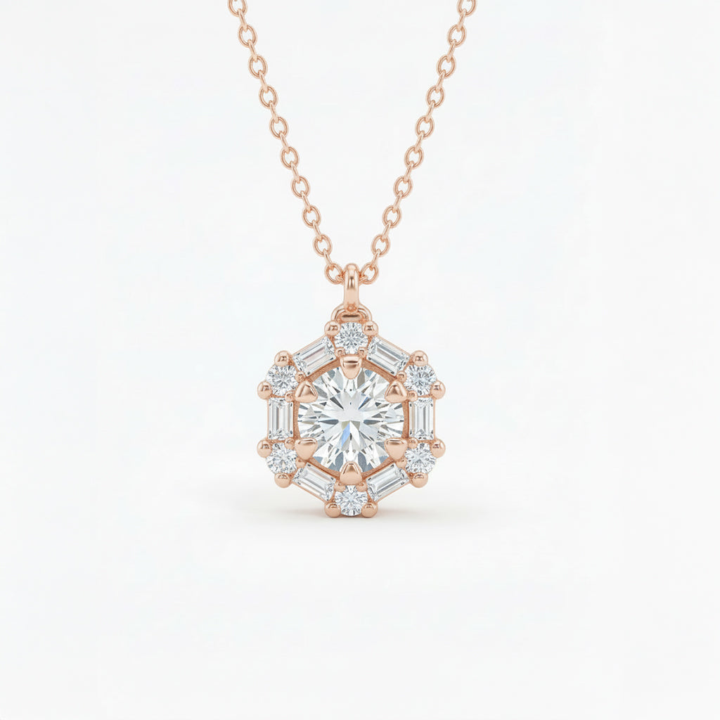 Ciondolo Fiocco - Diamante