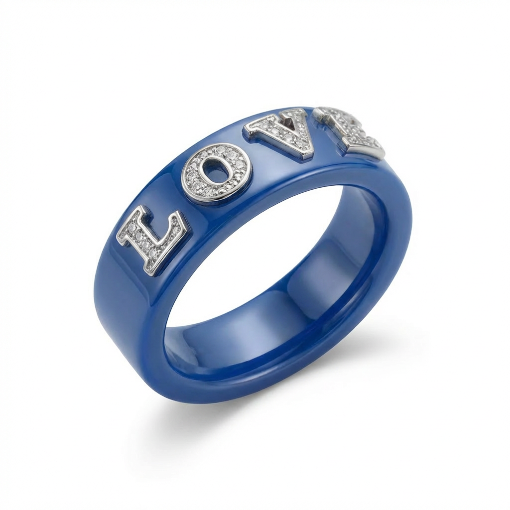 Anello Ceramica Love