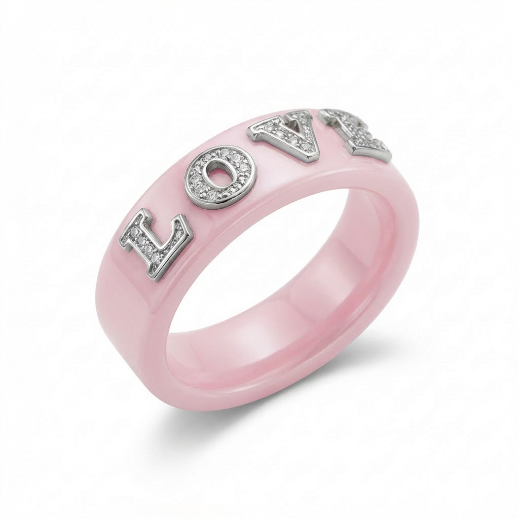 Anello Ceramica Love