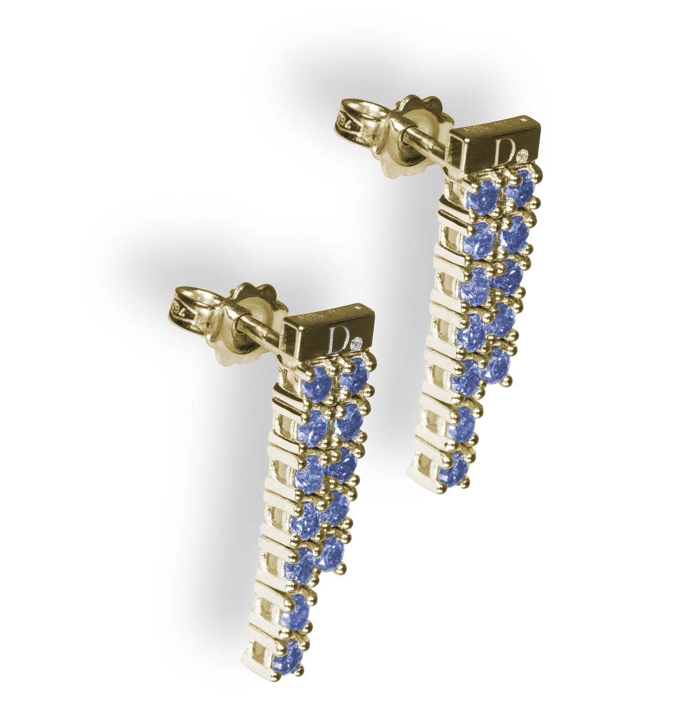 Orecchini Space Diamanti Blu