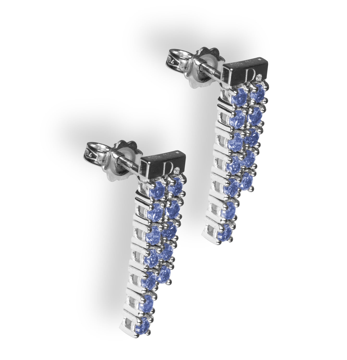 Orecchini Space Diamanti Blu