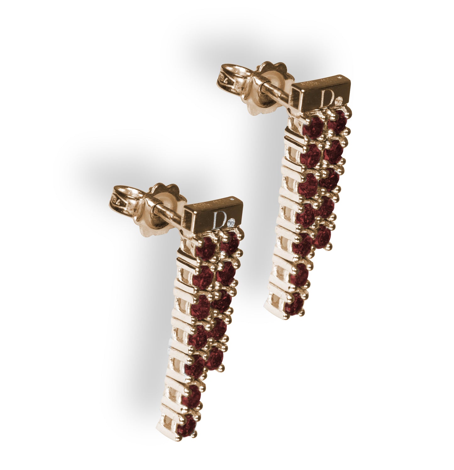 Orecchini Space Diamanti Cognac
