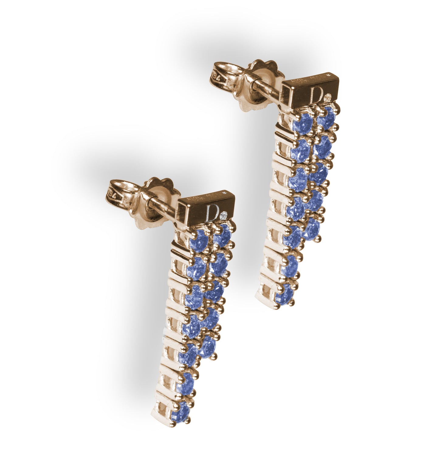 Orecchini Space Diamanti Blu