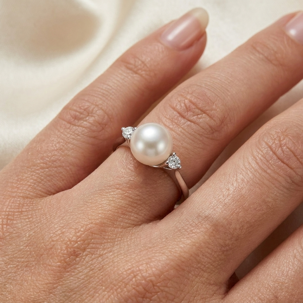 Anello Perla