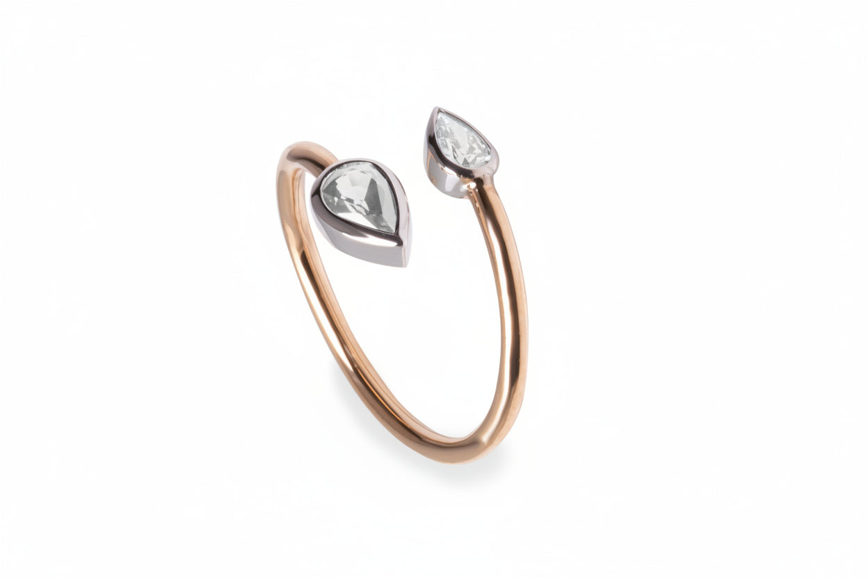 Anello Goccia Diamante
