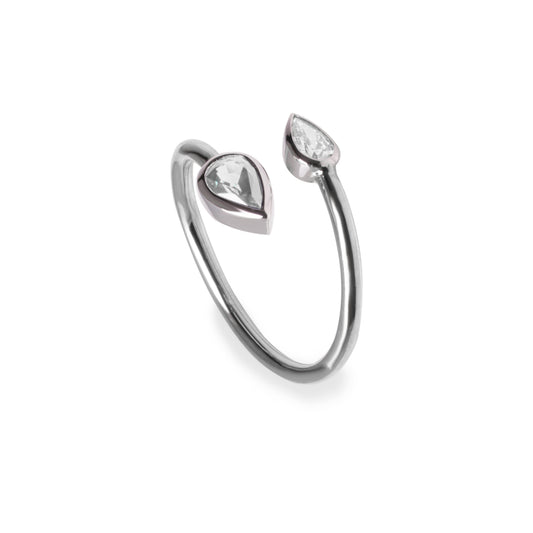Anello Goccia Diamante