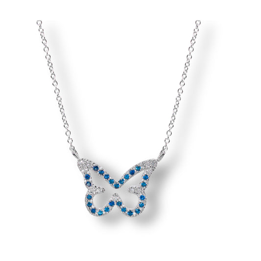 Ciondolo Butterfly Sapphire