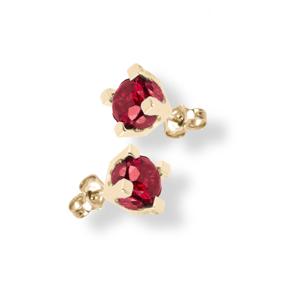 Orecchini Punto Luce Iris Diamanti Cognac