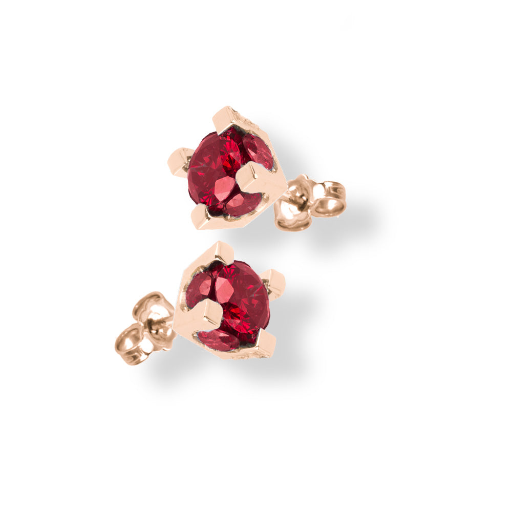 Orecchini Punto Luce Iris Diamanti Cognac