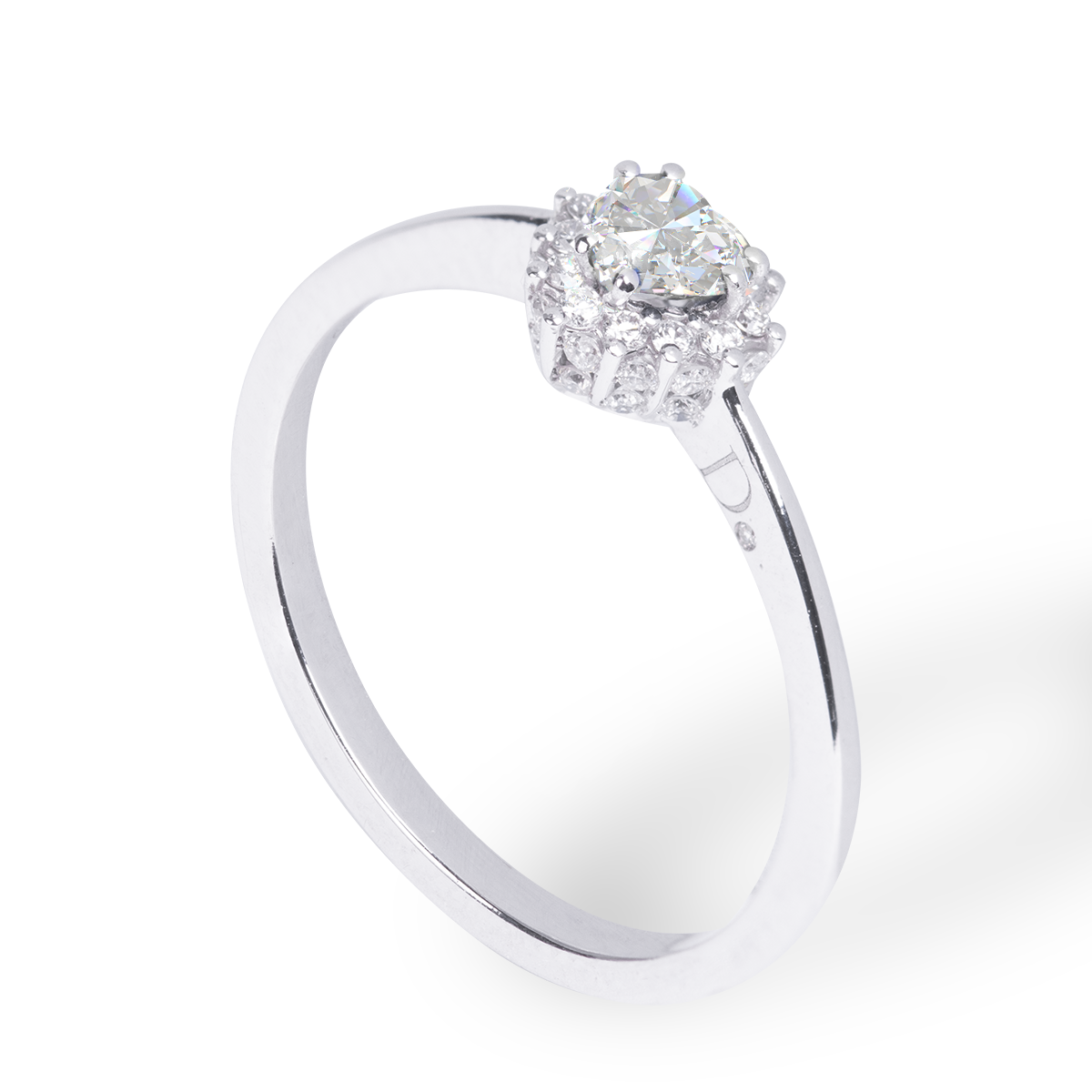 Anello Cuore - Diamante