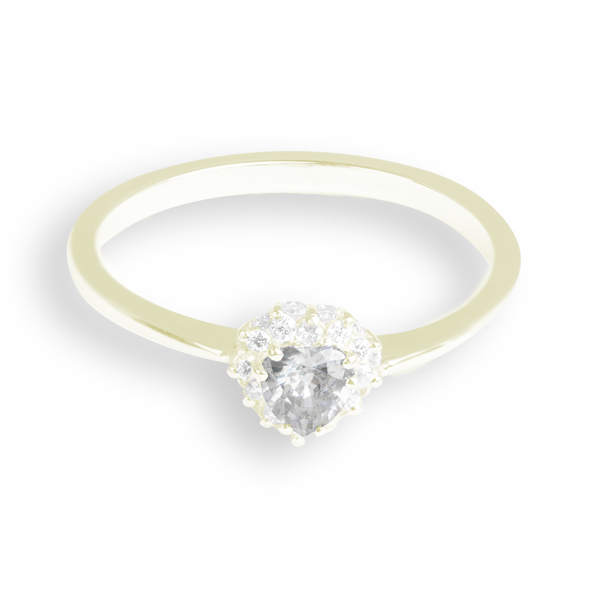 Anello Cuore - Diamante