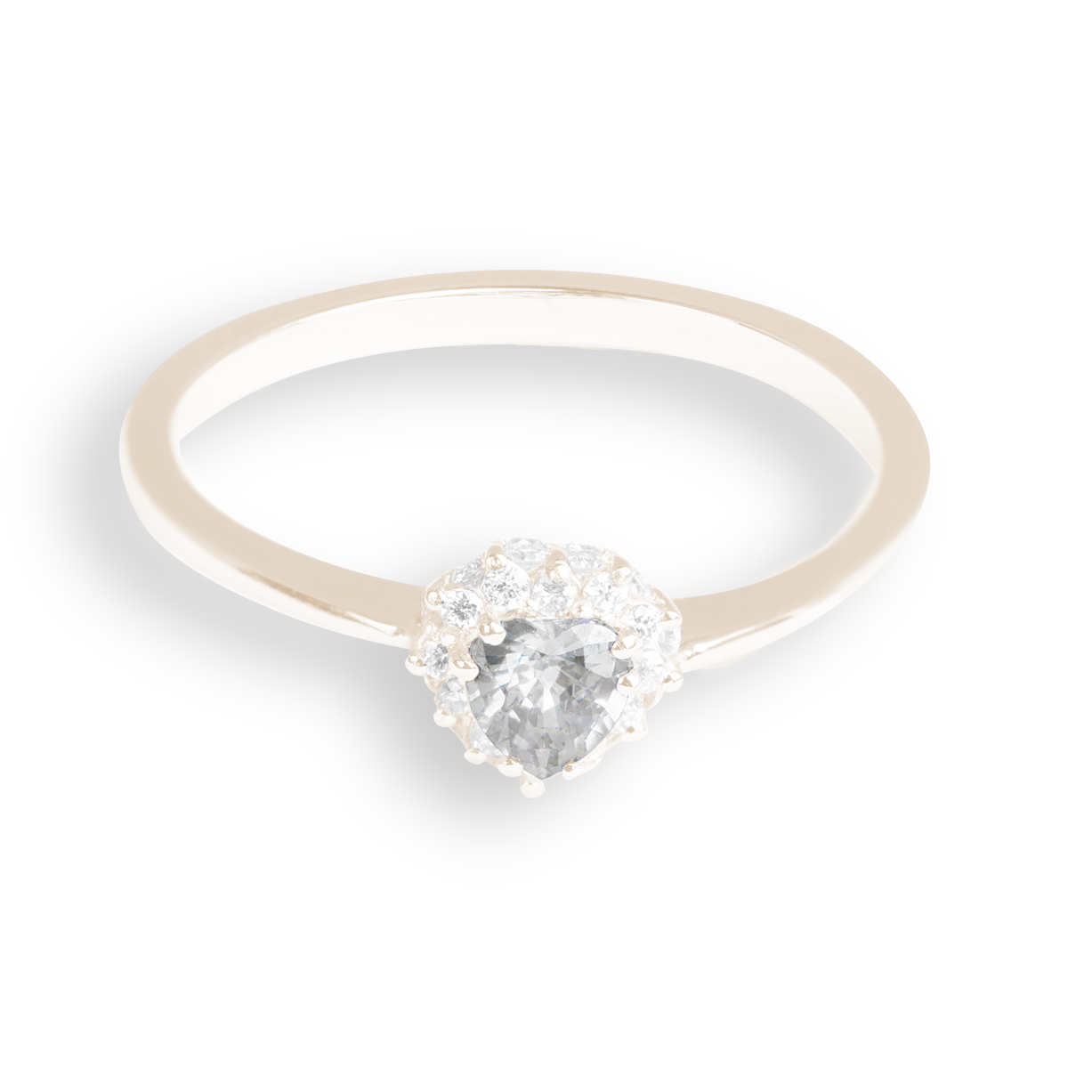 Anello Cuore - Diamante