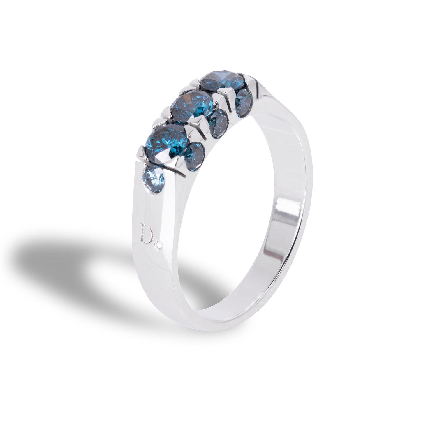 Anello Trilogy Iris Diamanti Blu